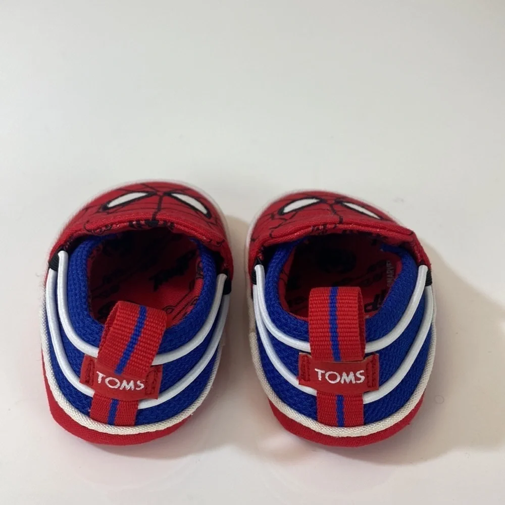 Toms x Marvel Spider-Man Baby Lima Shoes Size T3
